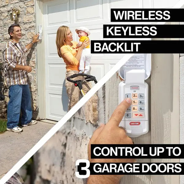 0.75 HP Chain-Drive Garage Door Opener ¨C Quiet Operation with Battery Backup &amp; Smart Features