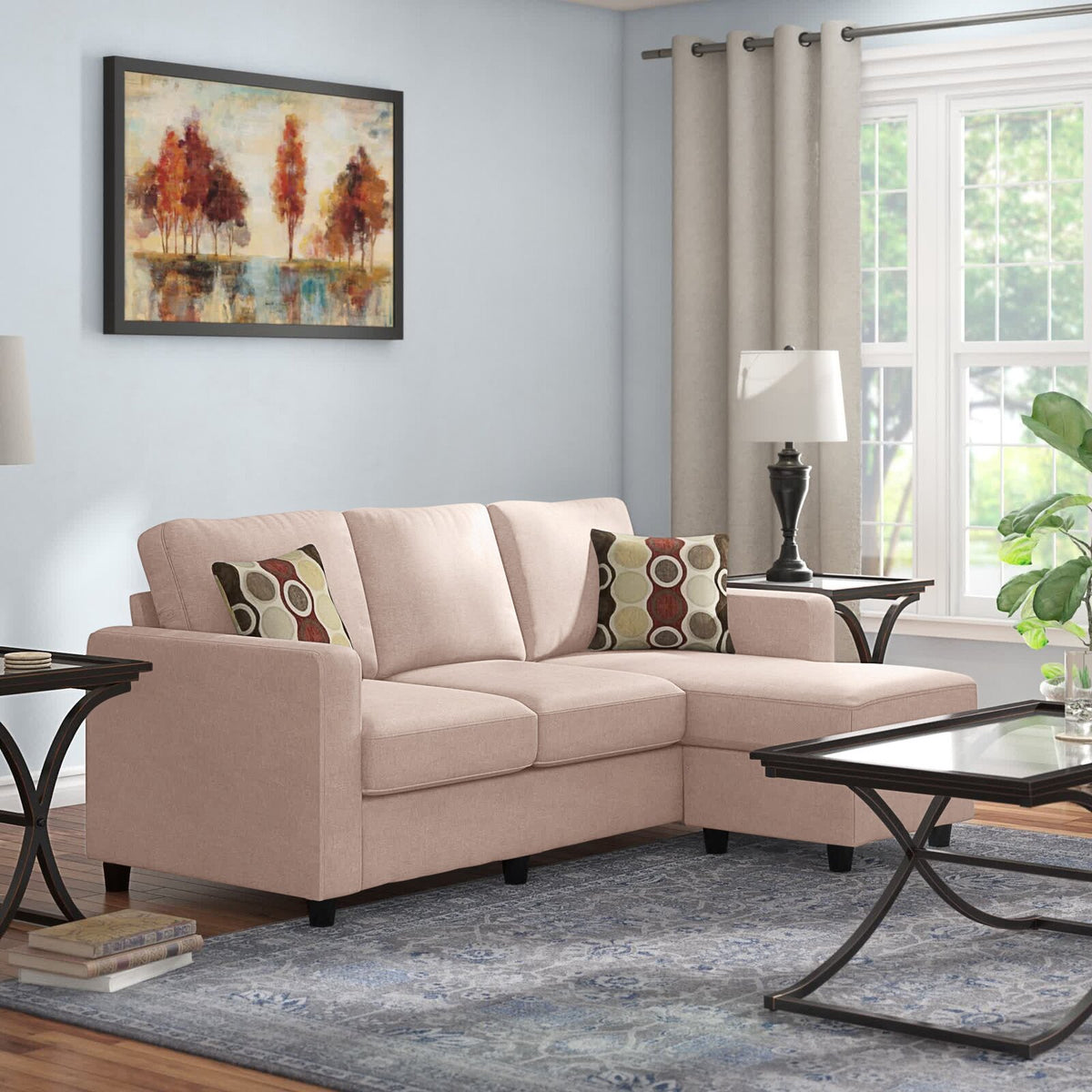 Campbelltown 78.5′′ Wide Reversible Sofa & Chaise With Ottoman