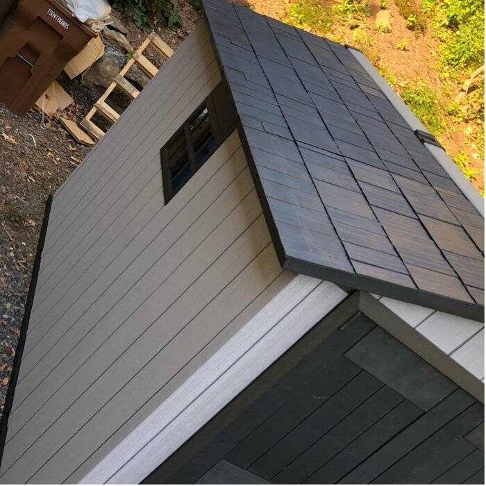 Oakland 7 ft. W x 11 ft. D Plastic Storage Shed