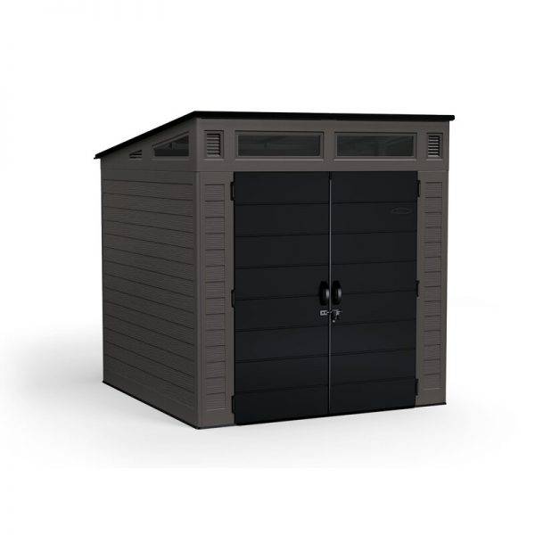 Modernist 7 ft. W x 7 ft. D Plastic Storage Shed