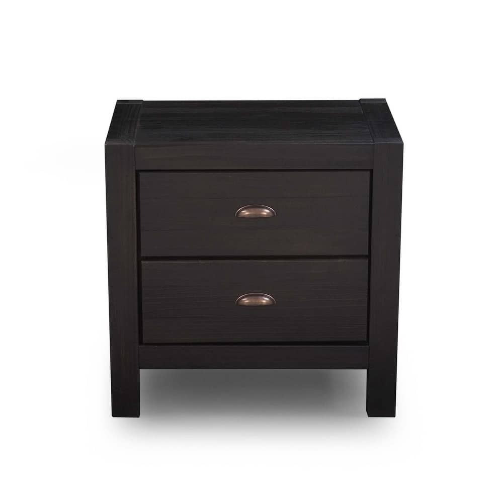 Montauk Solid Wood 2-drawer Nightstand