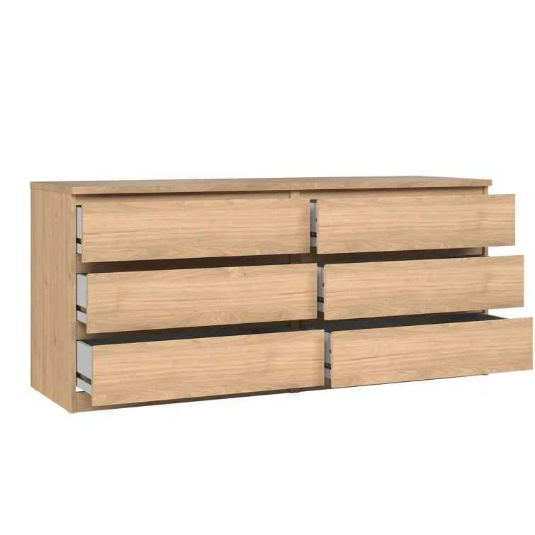 Jada 6 Drawer 60.5 W Double Dresser