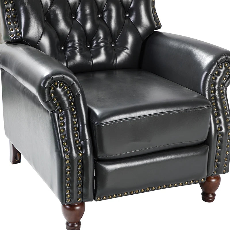 Gabrielle Genuine Leather Oversized Recliner