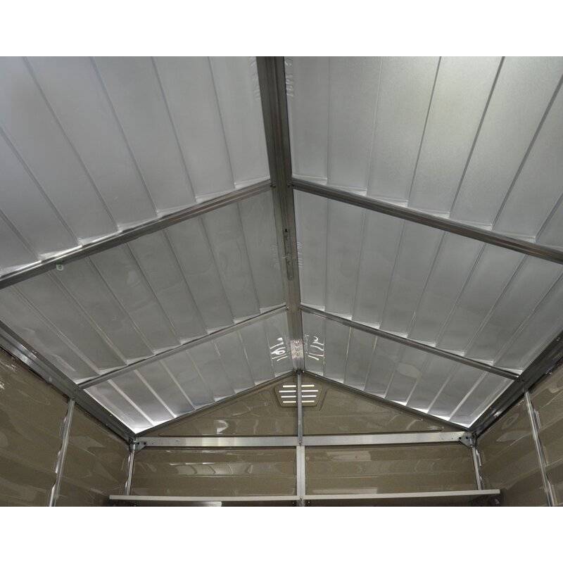SkyLight 6 ft. W x 10 ft. D Plastic Storage Shed