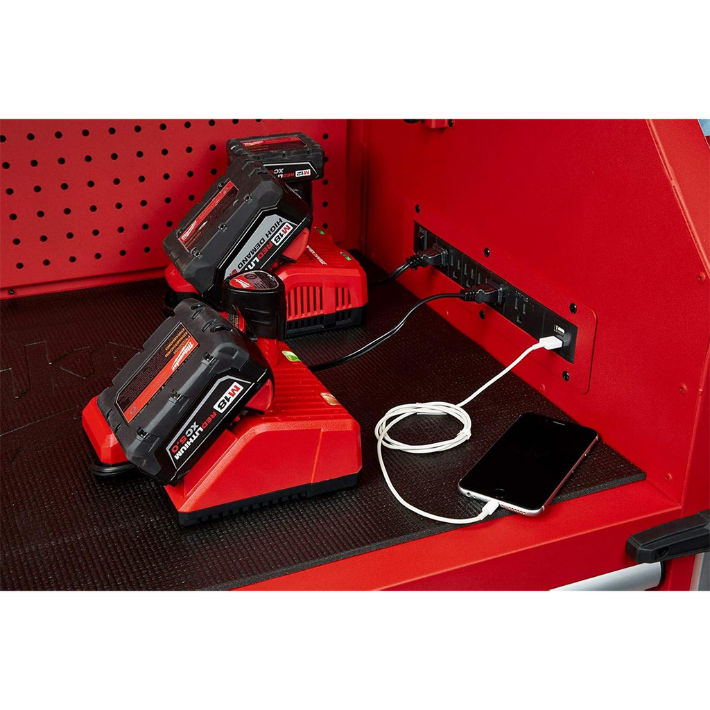 Milwaukee 56 Premium 18-Drawer Tool Box Chest and Cabinet Combo with Electronic Keypad Lock