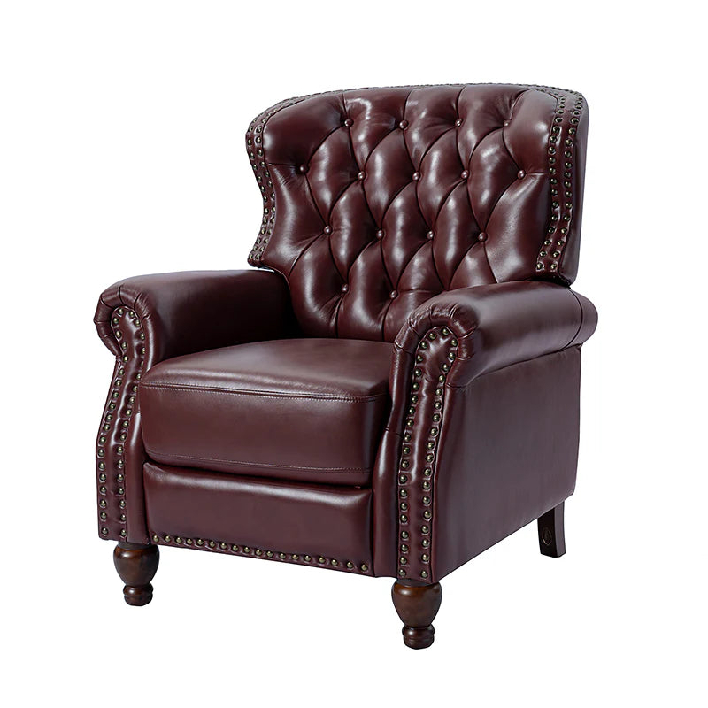 Gabrielle Genuine Leather Oversized Recliner