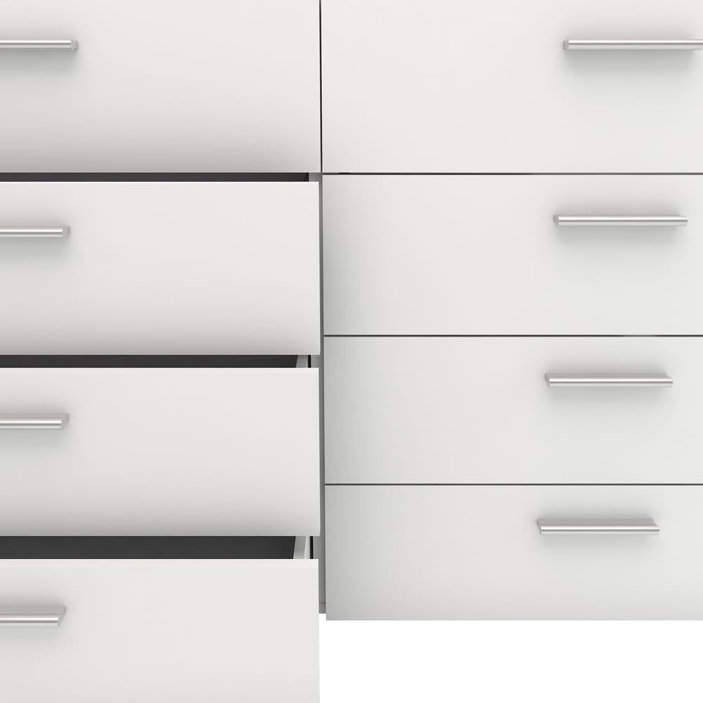 Porch & Den Angus Space-saving 8-Drawer Double Dresser