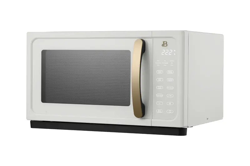 1.1 Cu ft 1000W Sensor Microwave Oven - White Icing