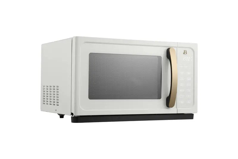 1.1 Cu ft 1000W Sensor Microwave Oven - White Icing