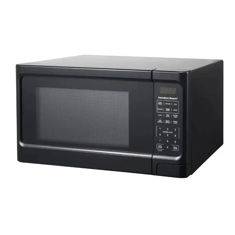 1.1 Cu Ft Black Digital Microwave Oven ¨C Touchpad Interface for Quick. Precise Cooking