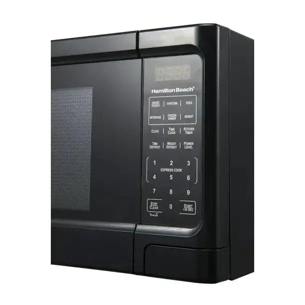 1.1 Cu Ft Black Digital Microwave Oven ¨C Touchpad Interface for Quick. Precise Cooking
