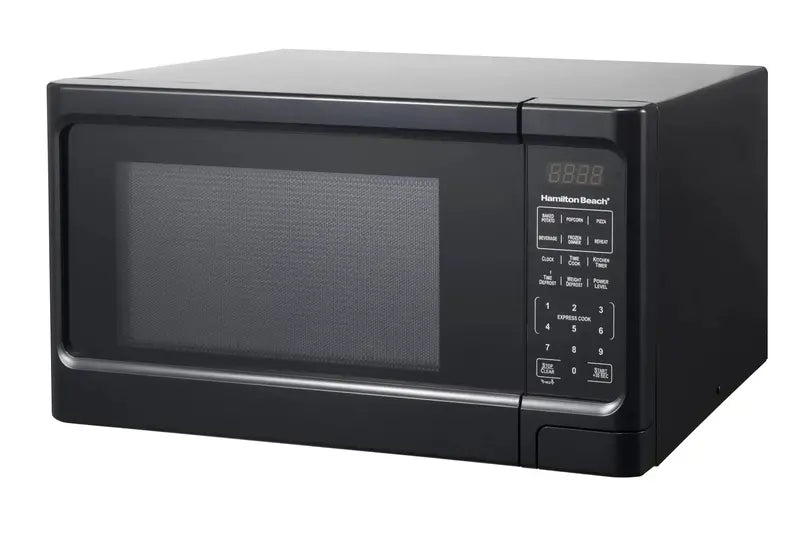 1.1 Cu Ft Black Digital Microwave Oven ¨C Touchpad Interface for Quick. Precise Cooking