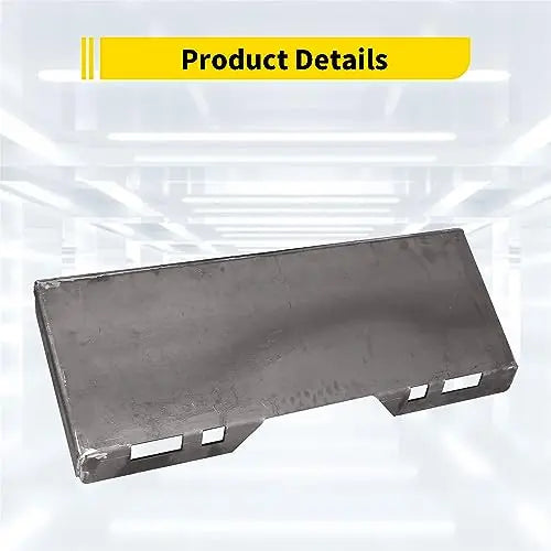 1/2  Skid Steer Mount Plate Quick Tach Attachment Loader Plate Compatible with Bobcat Kubota
