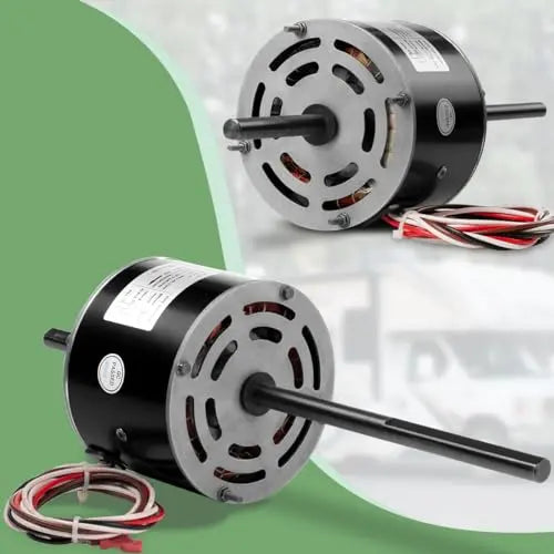 1/3 HP RV Air Conditioner Motor &amp; Capacitor - Direct Replacement for Coleman Mach. Fasco D1092 - 5-Year Warranty