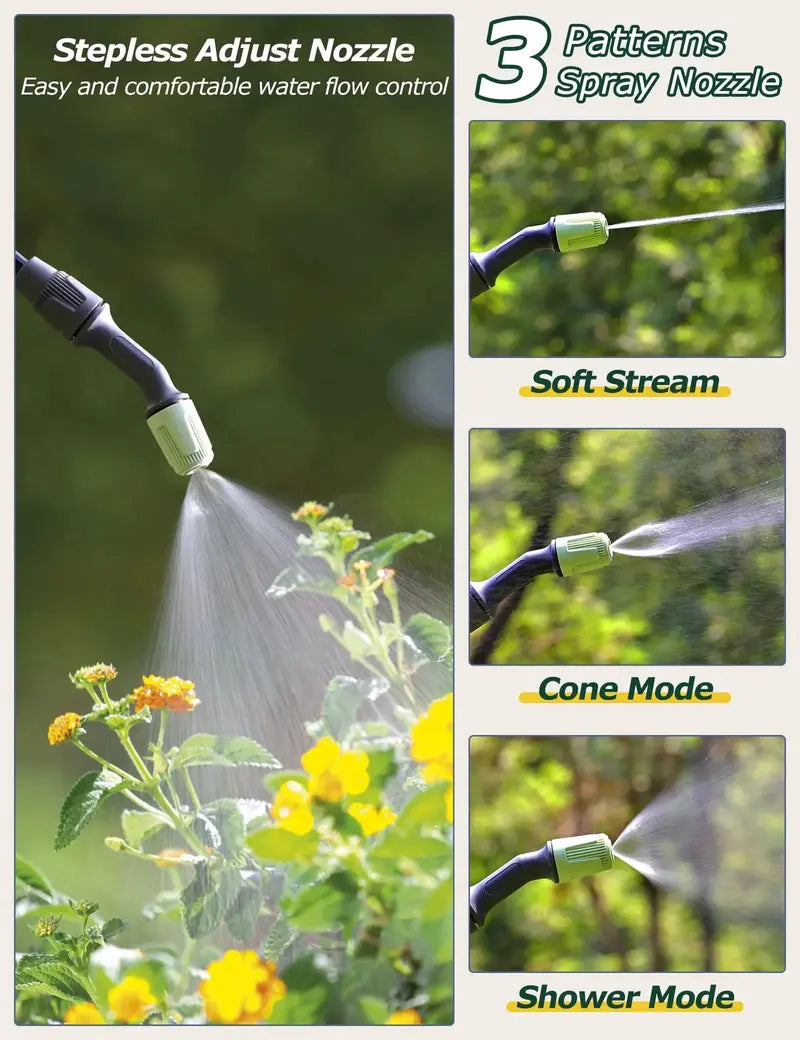 1.35-Gallon USB-Rechargeable Electric Sprayer ¨C Telescopic Wand and Precision-Adjustable Nozzle for Targeted Application