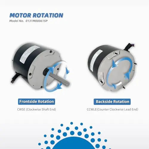 1/4 HP Condenser Fan Motor for Goodman. Amana. Janitrol - 208/230V 1.5A 830RPM