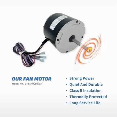 1/4 HP Condenser Fan Motor for Goodman. Amana. Janitrol - 208/230V 1.5A 830RPM