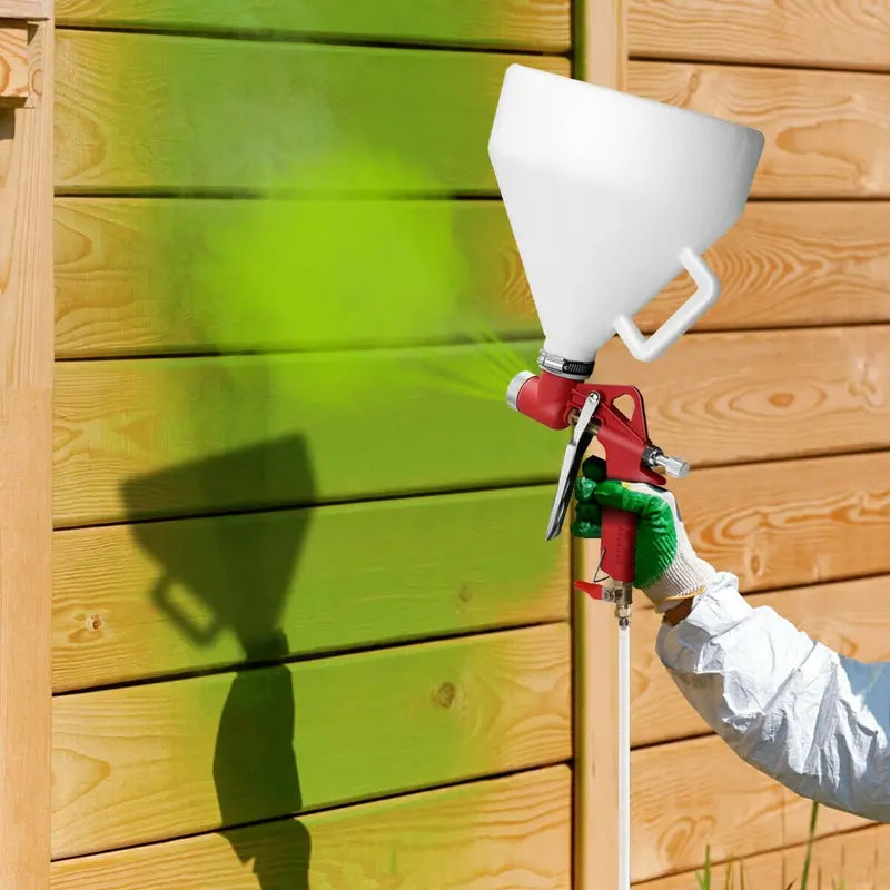 1.45-Gallon Drywall Texture Sprayer ¨C Air-Powered Gun with Three Interchangeable Nozzles (4.0mm/6.0mm)