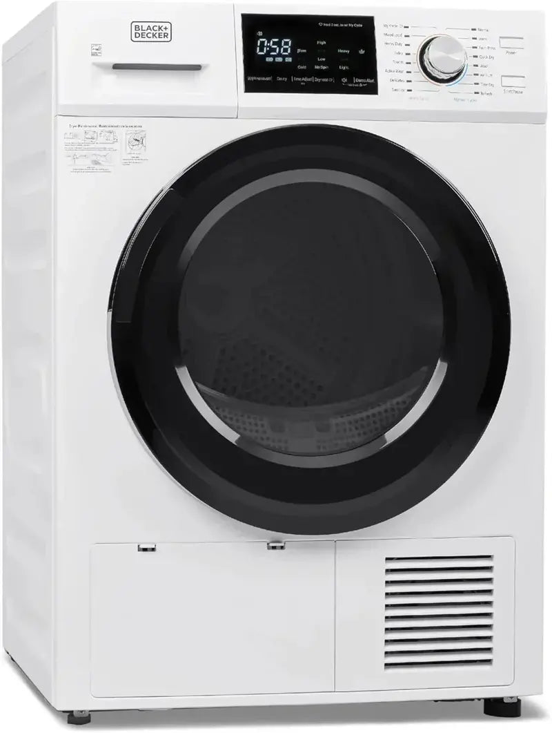 1.5 Cu. Ft. Compact Vented Electric Dryer ¨C 850W. 120V. Stainless Steel Drum