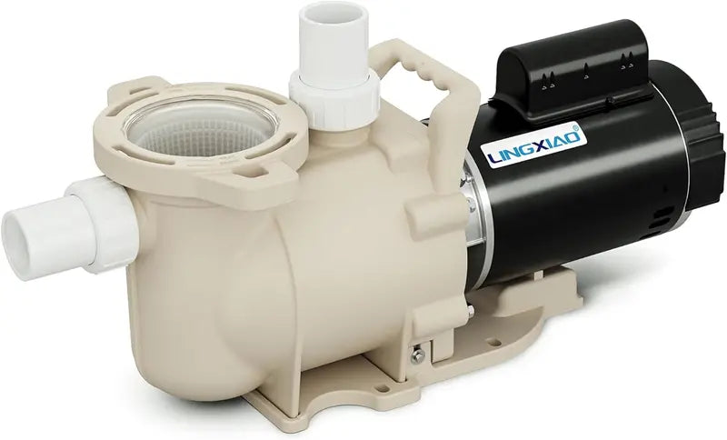1.5 HP Single-Speed In-Ground Pool Pump ¡ª 6900 GPH. Low-Noise. High-Suction Design with Filter Basket