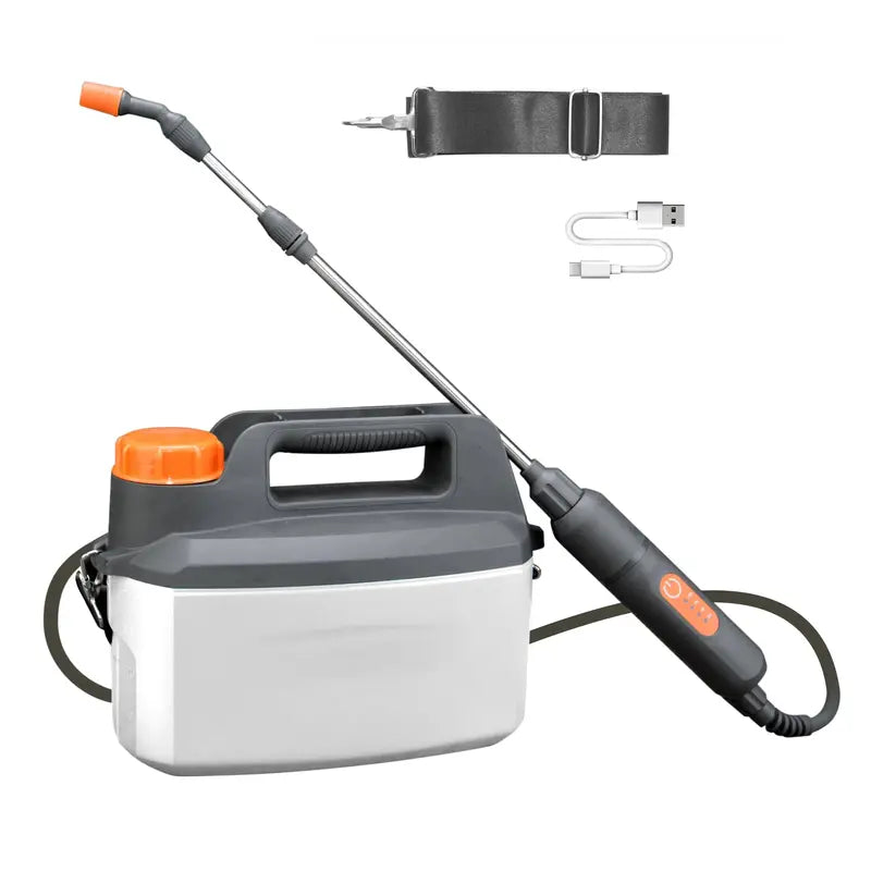 1-Gallon USB-C Rechargeable Electric Garden Sprayer ¨C Telescoping Wand. 4000mAh High-Capacity Battery