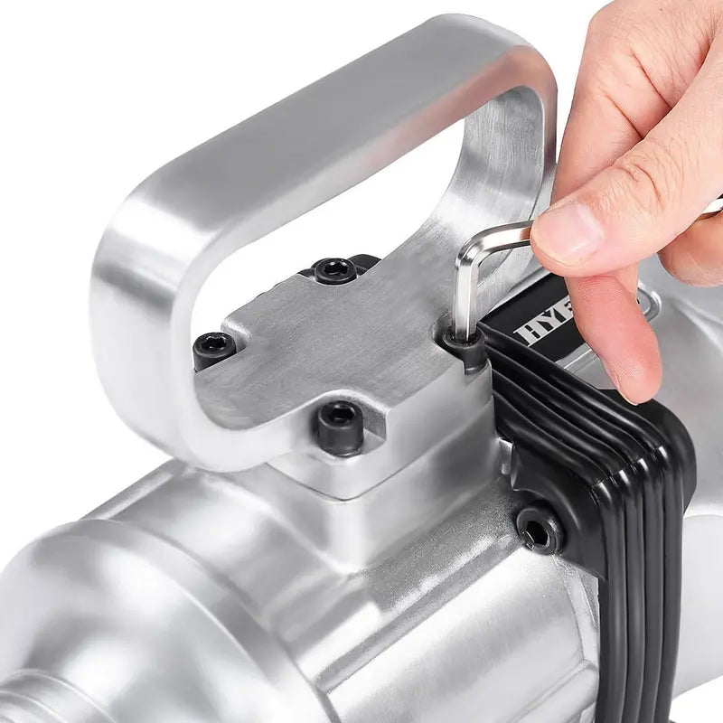 1-Inch Pneumatic Impact Wrench ¨C Long-Shank Air Tool for Truck Mechanics &amp; Industrial Use