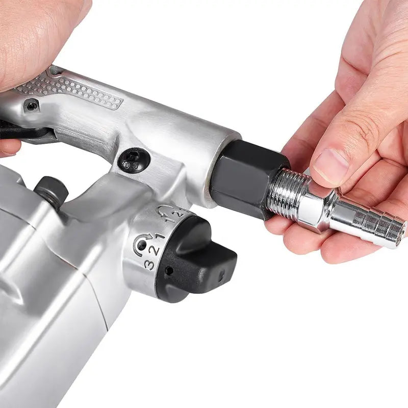 1-Inch Pneumatic Impact Wrench ¨C Long-Shank Air Tool for Truck Mechanics &amp; Industrial Use
