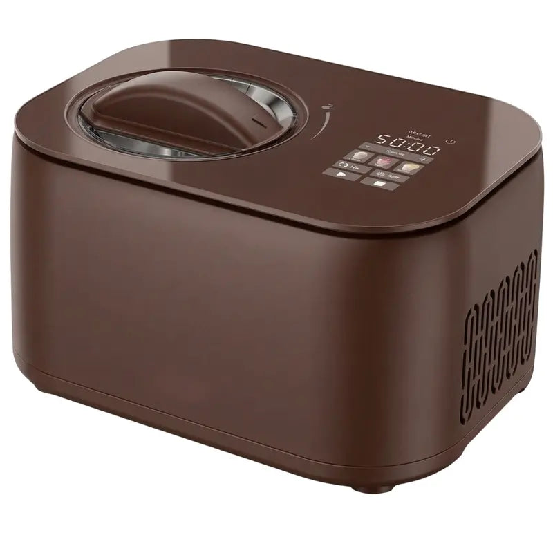 1-Pint Compressor-Based Ice Cream Maker ¨C Digital Display. 3 Preset Programs