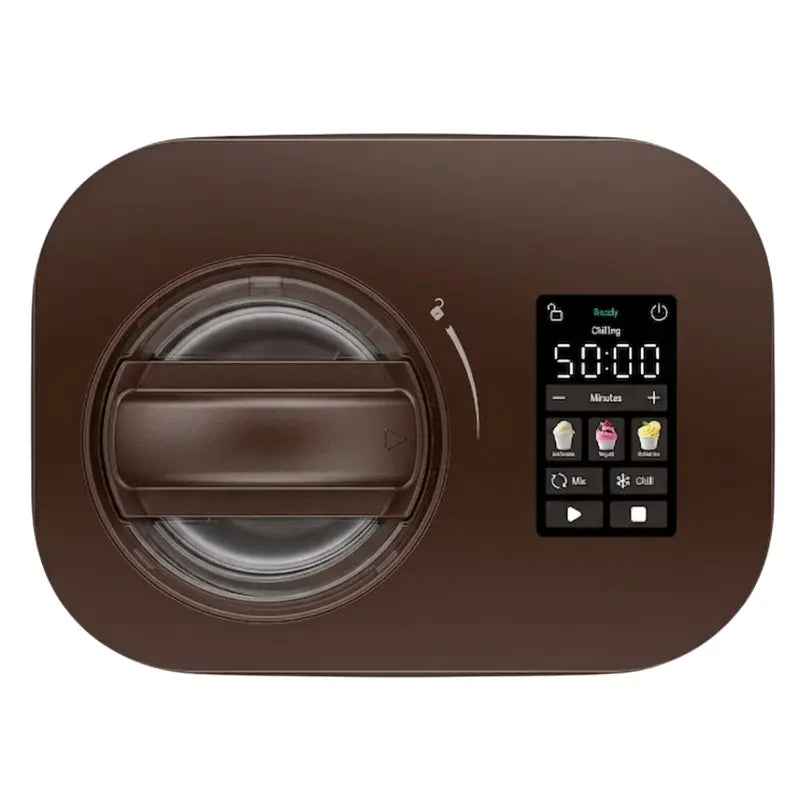 1-Pint Compressor-Based Ice Cream Maker ¨C Digital Display. 3 Preset Programs
