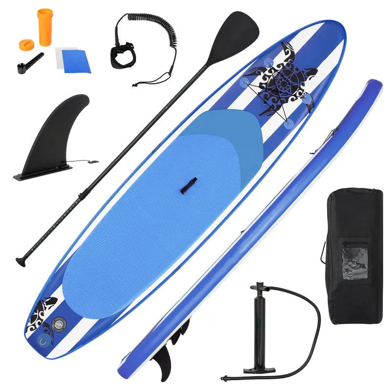 10.5- or 11-Foot Inflatable SUP ¨C 6.5-Inch Thick Stand-Up Paddle Board with Carry Bag