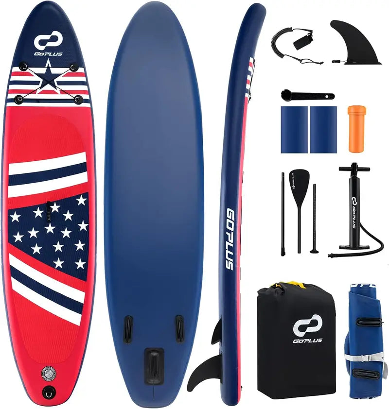 10-Foot Inflatable Stand-Up Paddle Board ¨C Lightweight SUP for Beginners and Recreational Use