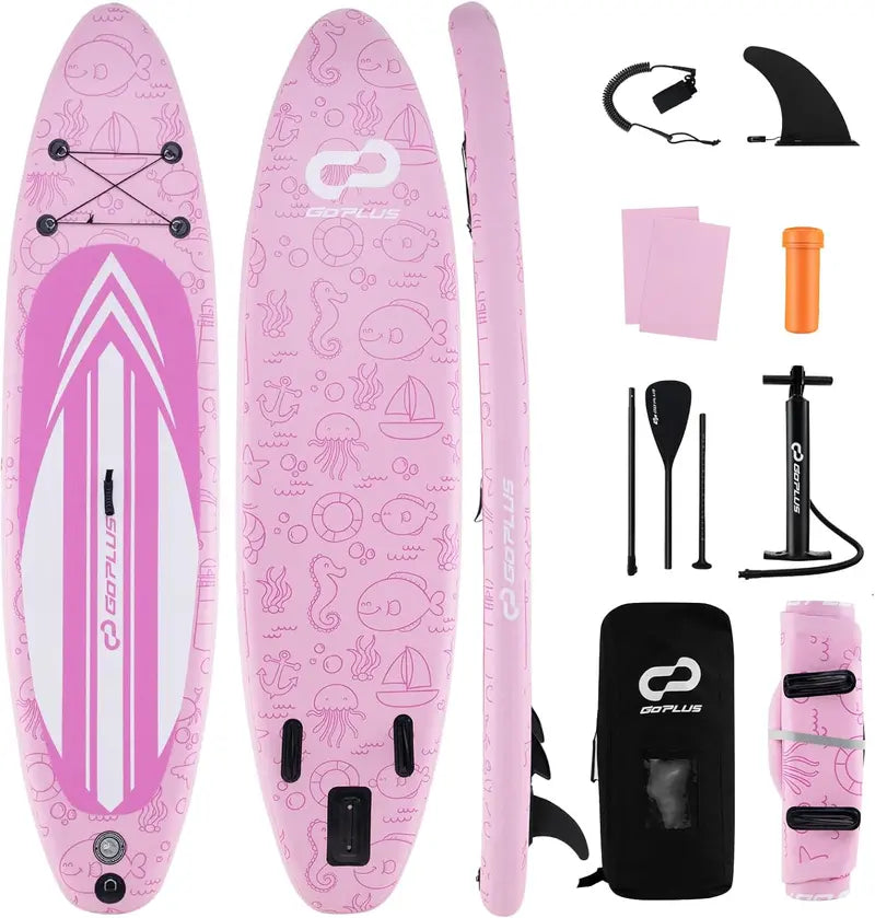 10-Foot Inflatable Stand-Up Paddle Board ¨C Lightweight SUP for Beginners and Recreational Use