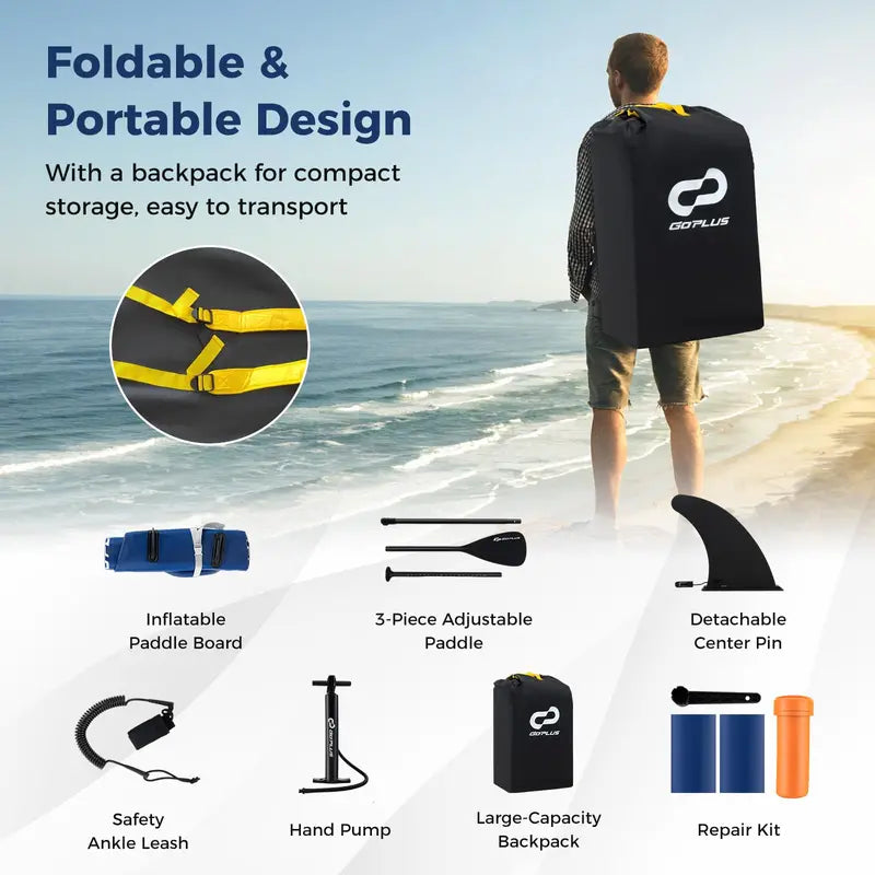 10-Foot Inflatable Stand-Up Paddle Board ¨C Lightweight SUP for Beginners and Recreational Use