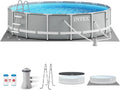 10-Foot Premium Above-Ground Swimming Pool Set ¨C 30¡å Depth. 1185-Gallon Capacity. Rust-Resistant SuperTough Frame + 330 GPH Filter Pump