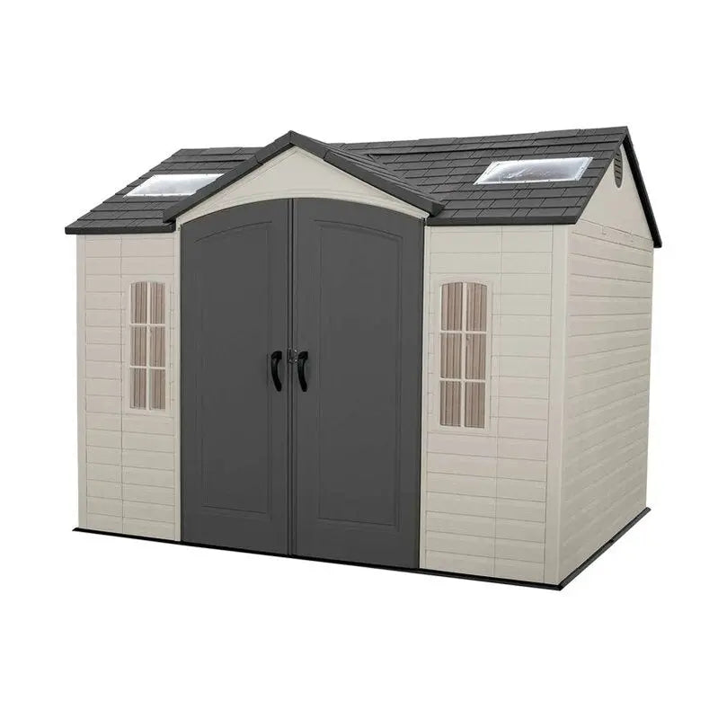 10 ft. x 8 ft. Resin Plastic Side Storage Shed ¨C Weather-Resistant Assembly Required