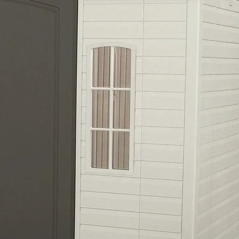 10 ft. x 8 ft. Side-Entry Plastic Storage Shed ¨C Compact Outdoor Utility Shed