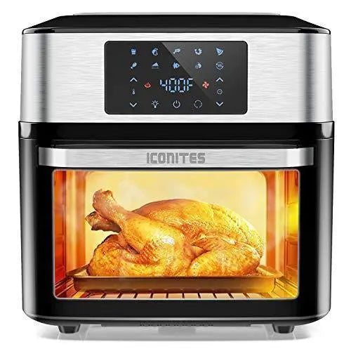 10-in-1 Smart Air Fryer Oven ¡ª 20-Quart Convection Toaster Oven with Rotisserie. Dehydrator &amp; ETL Certification