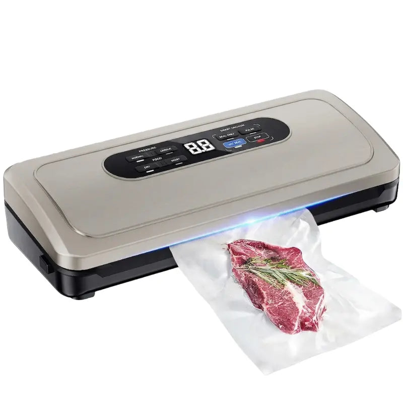 10-in-1 Vacuum Sealer with Built-In Bag Cutter. Roll Storage. and Seal Modes