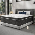 10-Inch Full Hybrid Mattress in a Box | Medium-Plush Gel Memory Foam Over Pocketed Coils for Enhanced Support. Cooling Breathability. and Targeted Pressure Relief