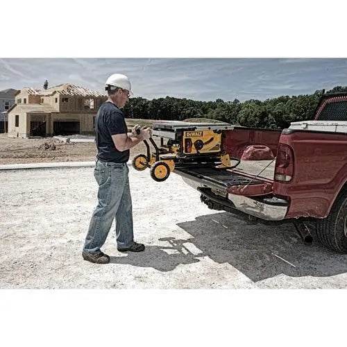10-Inch Rolling Table Saw ¨C 32-1/2″ Rip Capacity. 15-Amp Motor. Portable Cabinet-Style Design