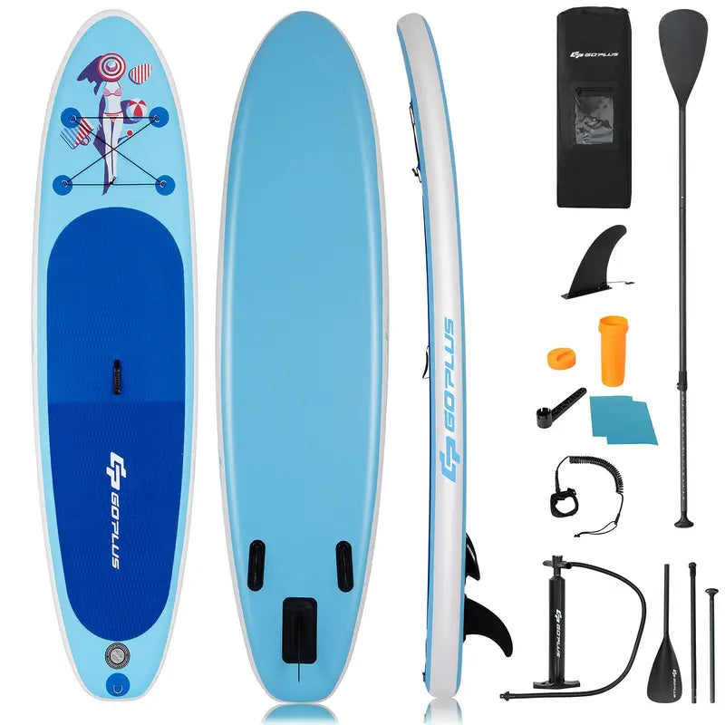 10- or 11-Foot Inflatable Stand-Up Paddle Board ¨C Fade-Resistant Inkjet Graphic Design