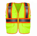 10-Pack High-Visibility Reflective Safety Vests for Construction and Security Teams