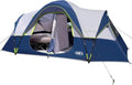 10-Person Family Camping Tent ¨C Easy-Setup. Double-Layer Weatherproof Shelter with 2 Rooms & 5 Mesh Windows (18¡ä x 9¡ä x 6.5¡ä)