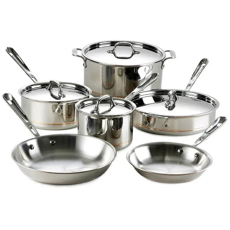 10-Piece Copper-Core Cookware Set
