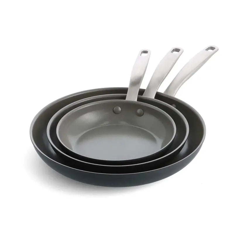 10-Piece Hard-Anodized Ceramic Nonstick Cookware Set ¨C Healthy. Durable. Oven-Safe Kitchen Collection