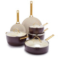 10-Piece Hard-Anodized Ceramic Nonstick Cookware Set ¨C Healthy. Durable Pots and Pans