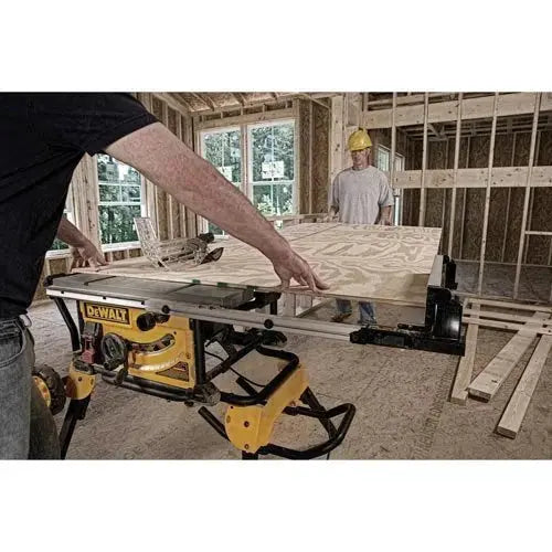10″ Table Saw with 32-1/2″ Rip Capacity ¨C 15A Motor. Rolling Stand Included