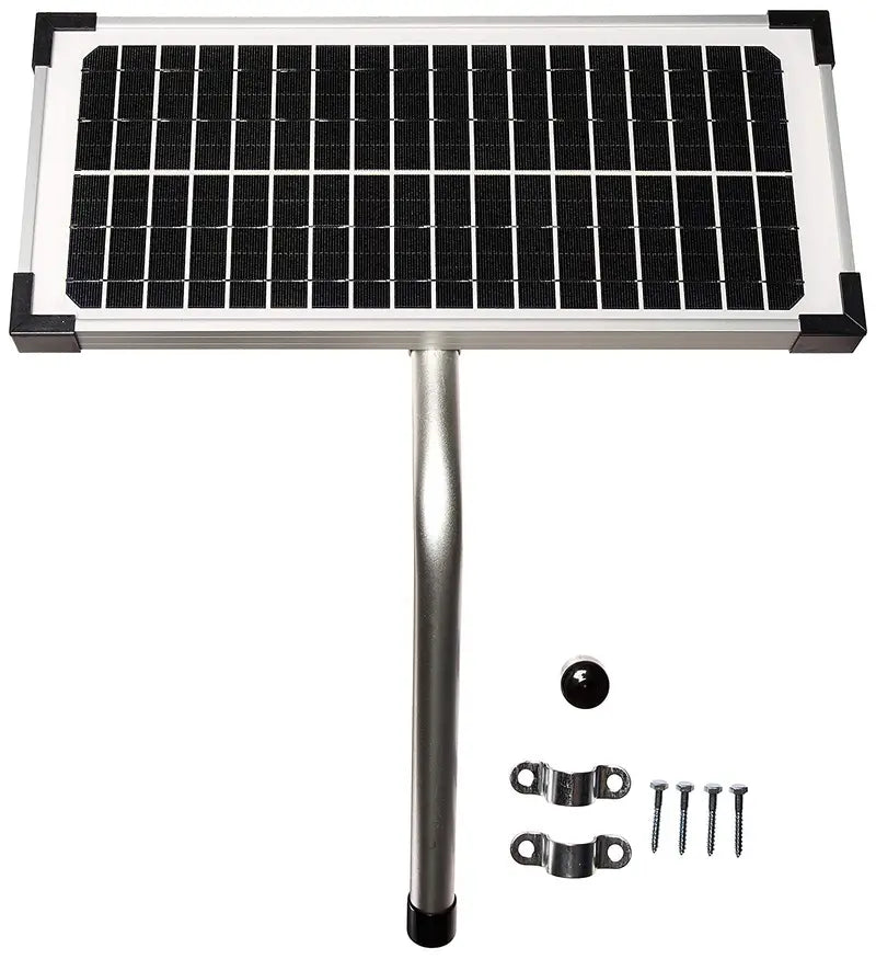 10-Watt Solar Panel Kit (FM123) ¨C Designed for Mighty Mule Automatic Gate Operators