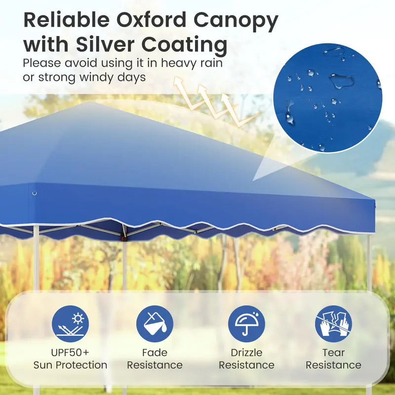 10¡ä x 10¡ä Instant-Setup Canopy Tent with Rolling Carry Bag for Easy Transport