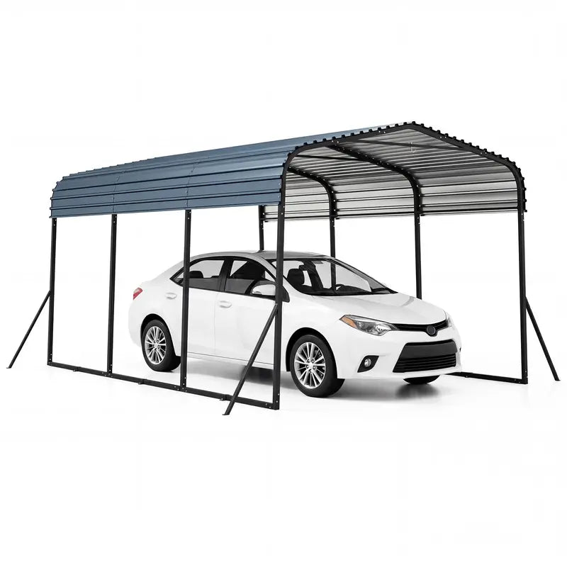 10¡ä x 14.5¡ä Heavy-Duty Galvanized Steel Carport Shelter for Outdoor Vehicle Protection
